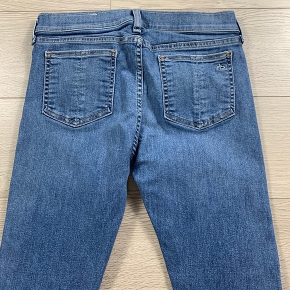 Rag & Bone Ankle Skinny Jeans in Lucky Rouge - Picture 5 of 11